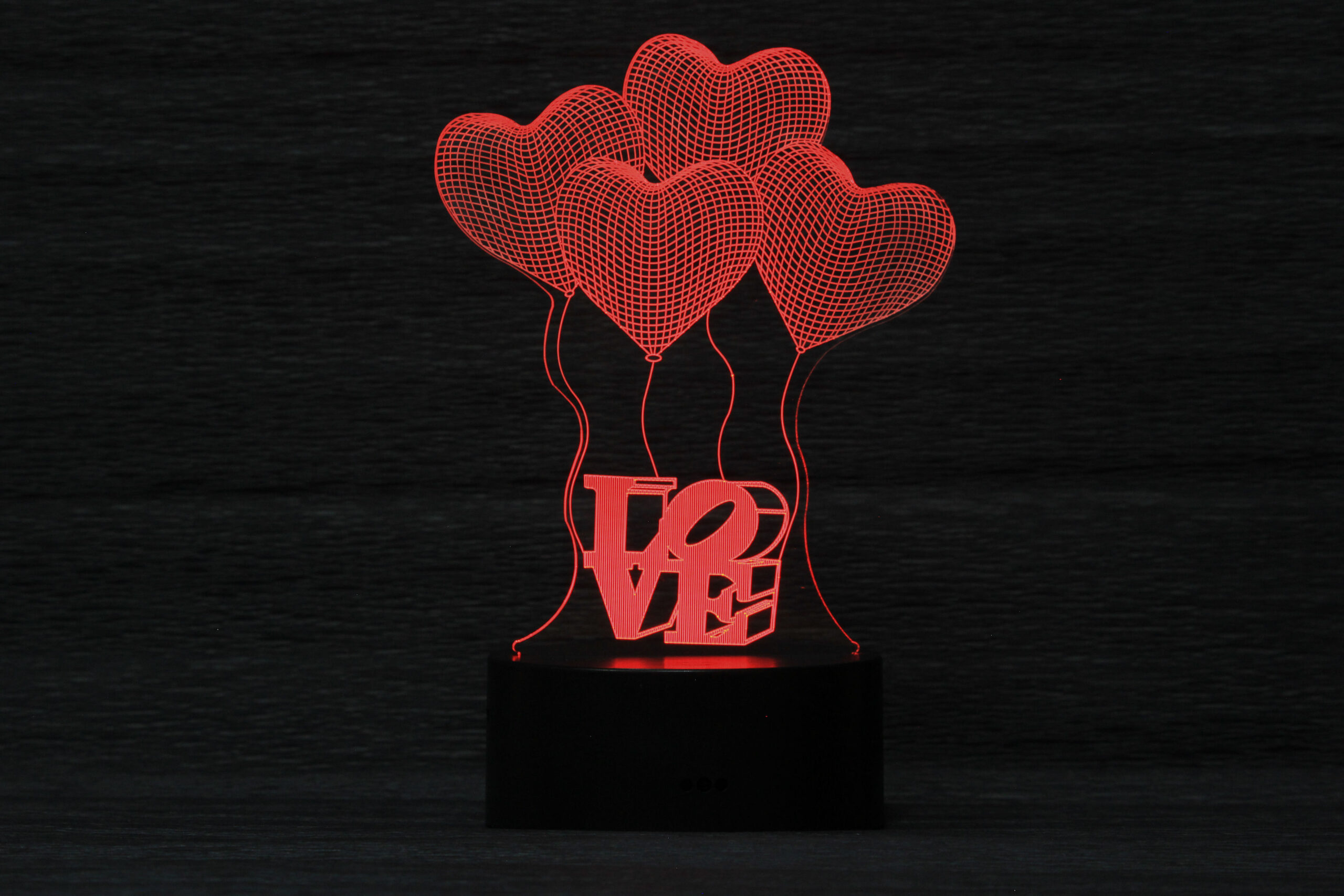 

3D Лампа «Love-2»