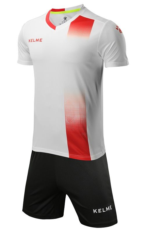 

Детская футбольная форма Kelme ALICANTE бело-красная 160 3883020.107