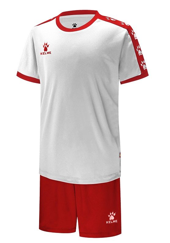

Детская футбольная форма Kelme COLLEGUE бело-красная 140 3883033.107
