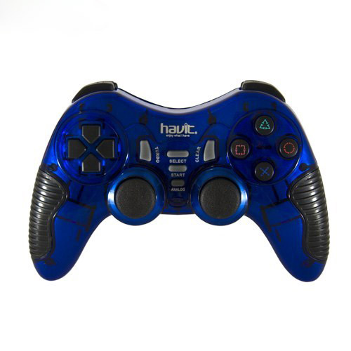 

Беспроводной геймпад HAVIT HV-G89W USB+PS2+PS3 Blue
