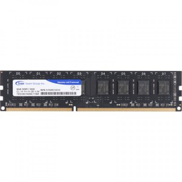 

Модуль памяти для компьютера DDR3 8GB 1600 MHz Team (TED38G1600C1101)