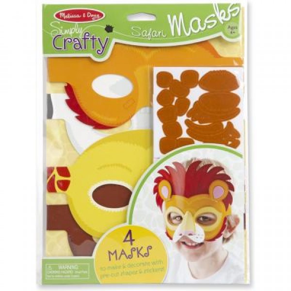 

Набор для творчества Melissa&Doug Маски Сафари (MD9478)