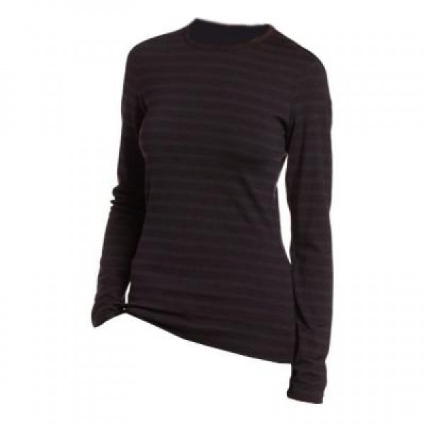 

Термофутболка Icebreaker BF 260 Tech Top LS Crewe WMN Stripe cognac S (100 925 G56 S)
