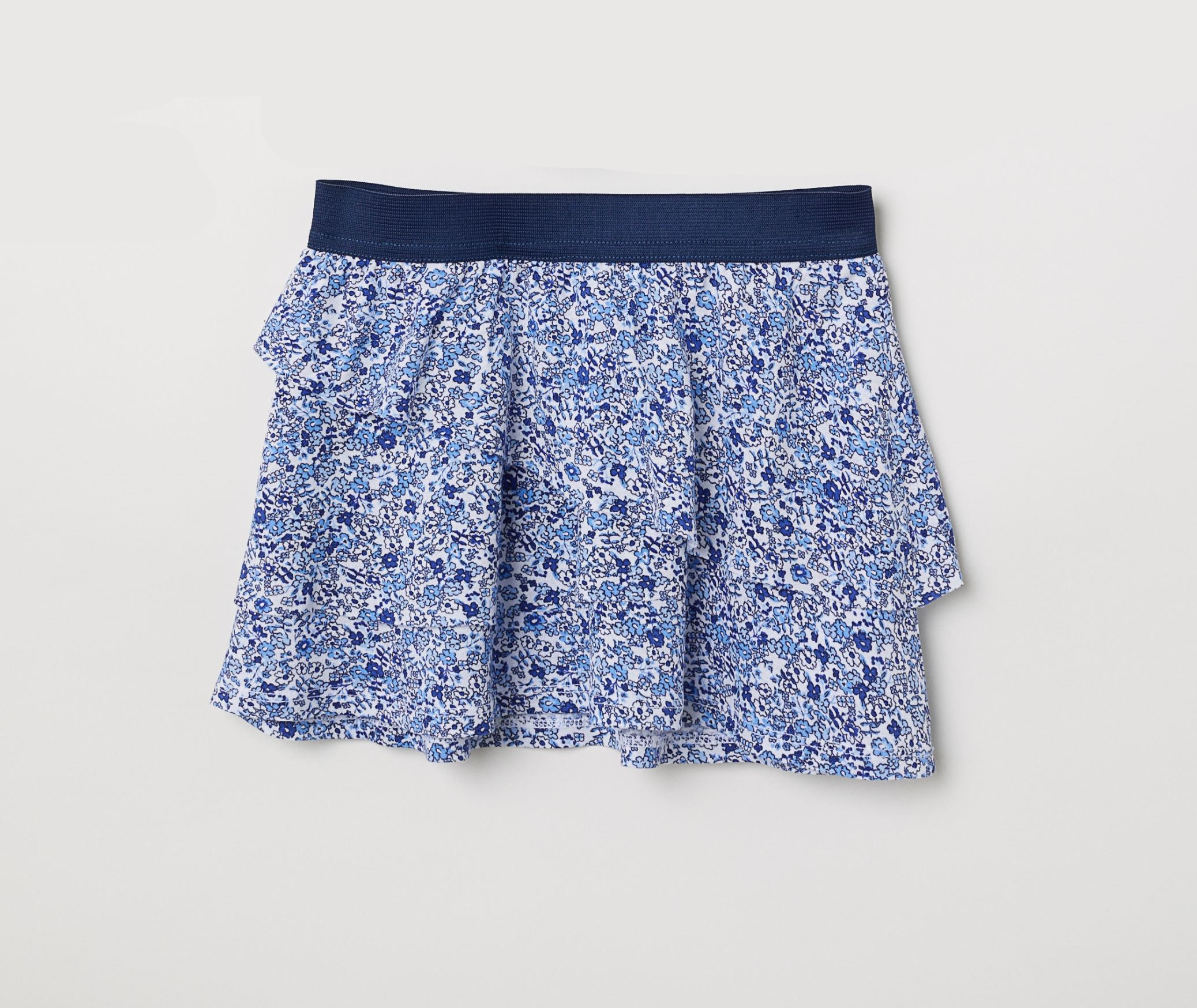 

Юбка H&M 98 104см бело синий цветы 633325