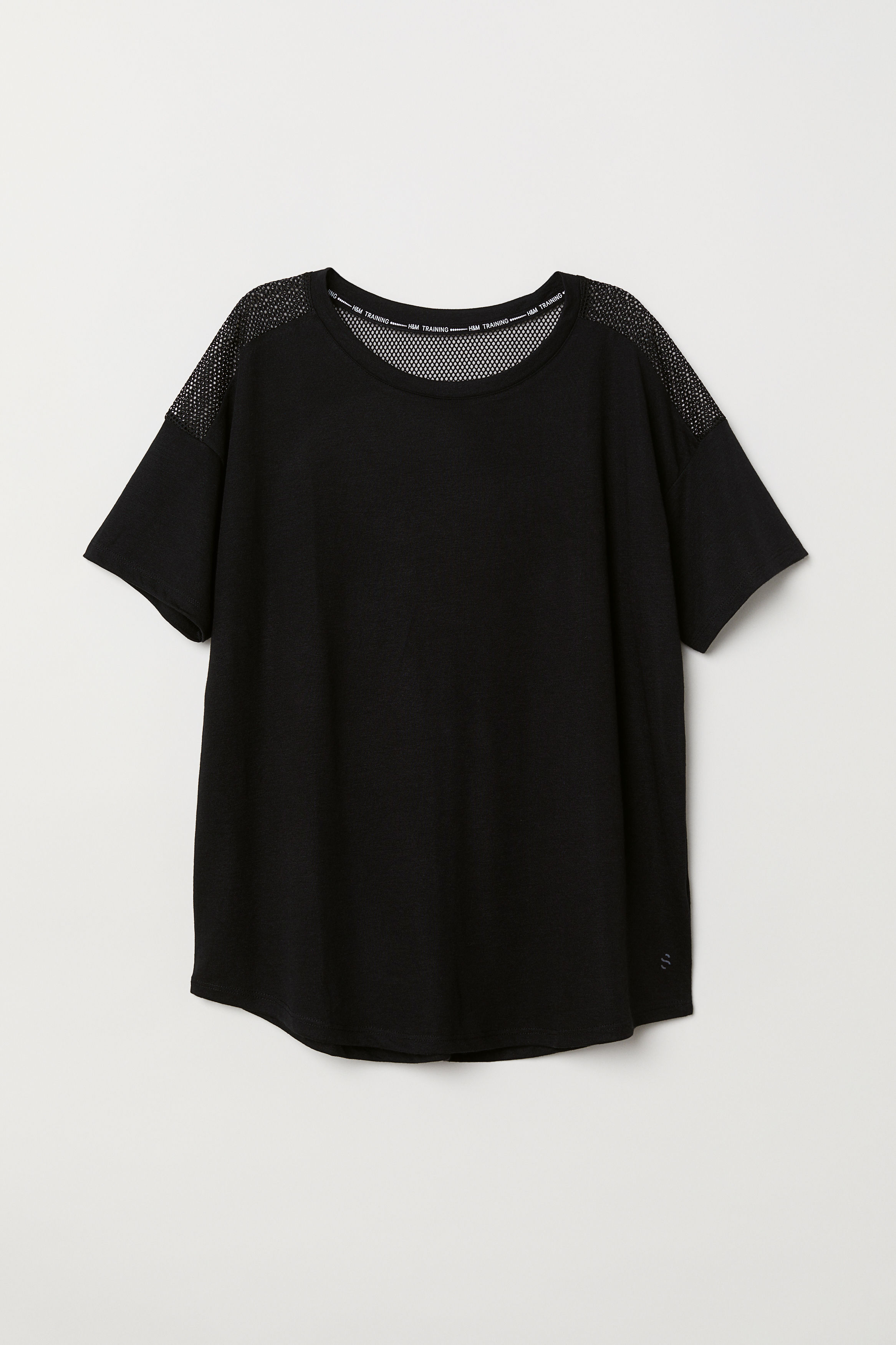 

Спортивная футболка H&M  черный 6344118, Спортивная футболка H&M XS черный 6344118