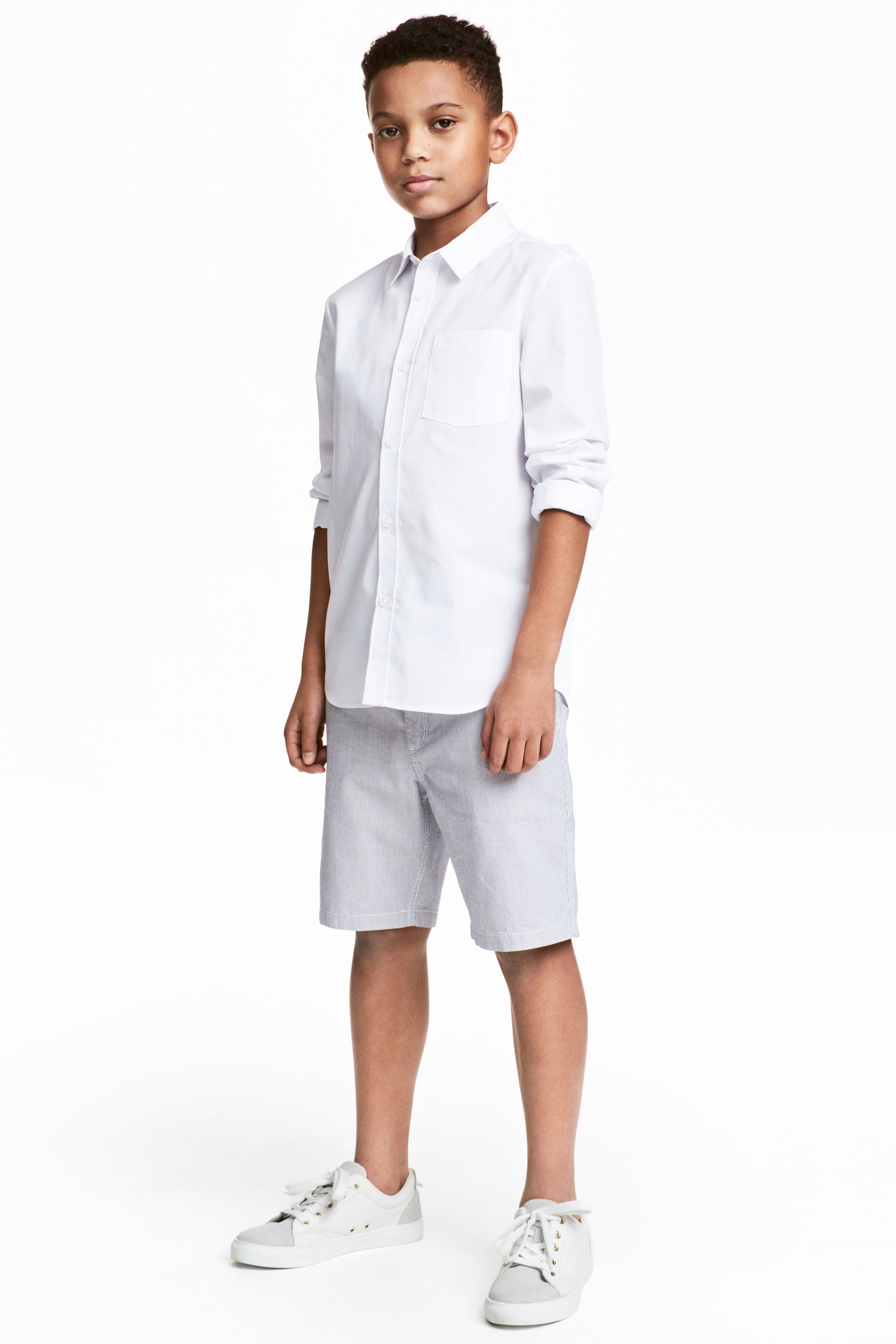 

Шорты H&M 152см серый полоска 4760965