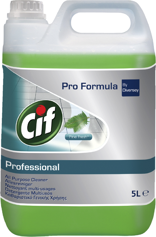 

Универсальное концентрированное средство Cif Professional Лесной аромат для очищения всех водостойких поверхностей 5 л