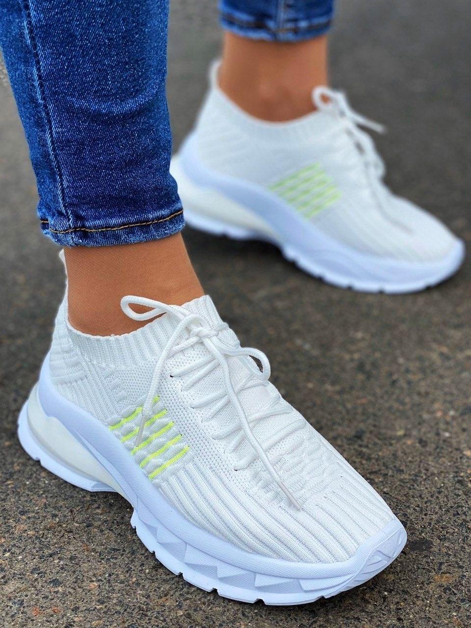 

Кроссовки Sebon 38 (23,5 см) белые (С01)