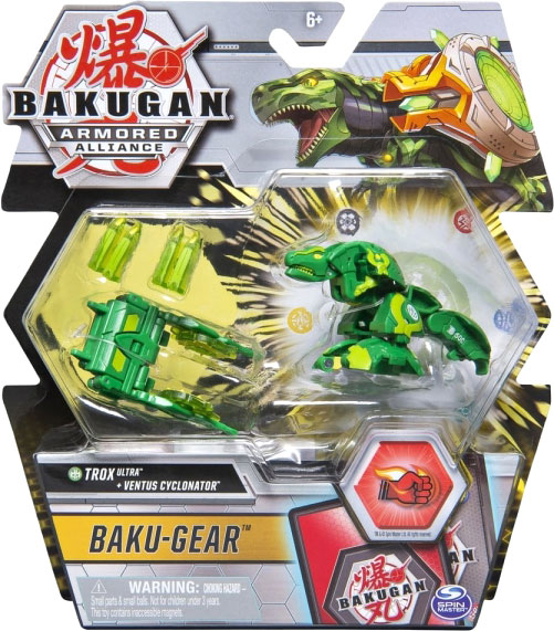 

Игровой набор Spin Master Bakugan Armored Alliance Боевой Ультра бакуган Трокс с оружием (SM64443-6) (778988297858)