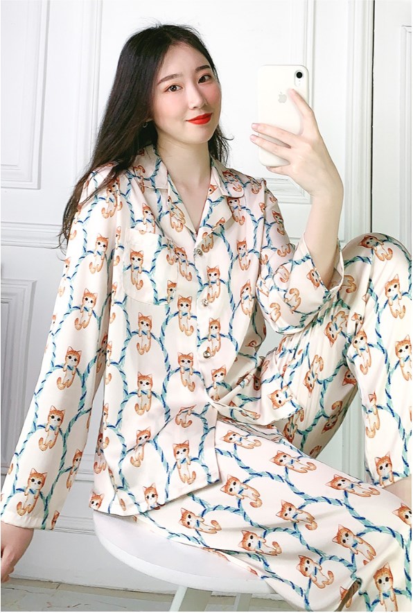 

Пижама женская Cat Berni Fashion (XL) Коричневый