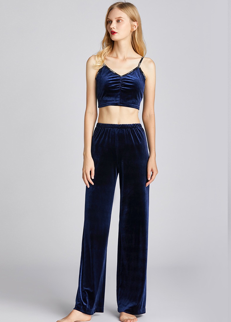 

Брюки домашние женские Gleam, синий Berni Fashion (L) Синий