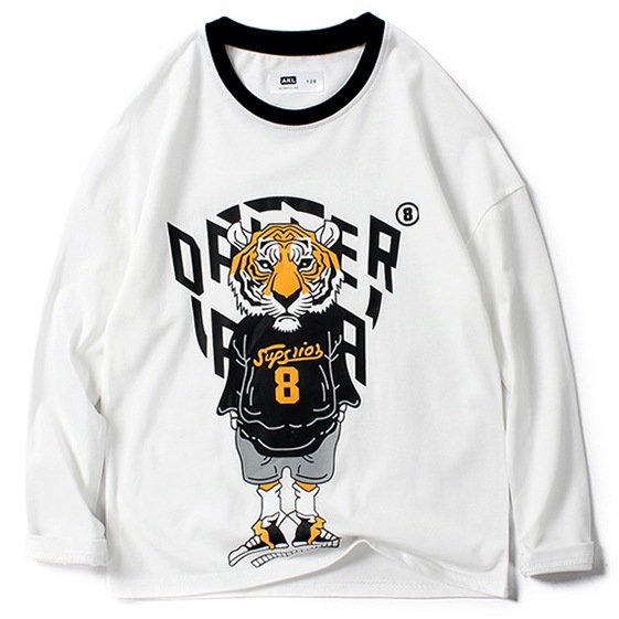 

Лонгслив для мальчика Tiger AKL (150) Белый