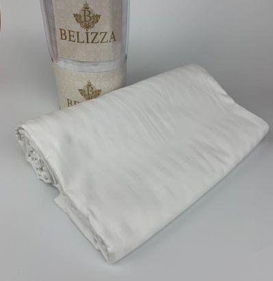 

Сатиновая простынь BELIZZA Белый