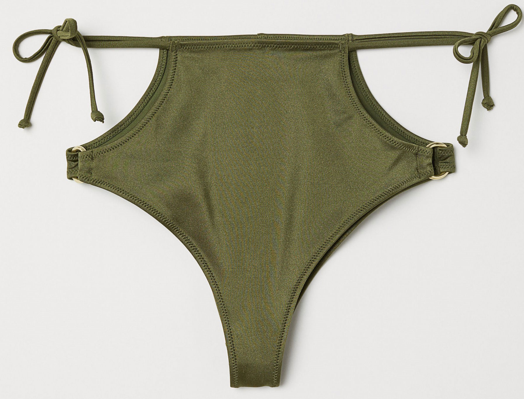 

Нижняя часть купальника H&M 6209337 40 Зеленая хаки
