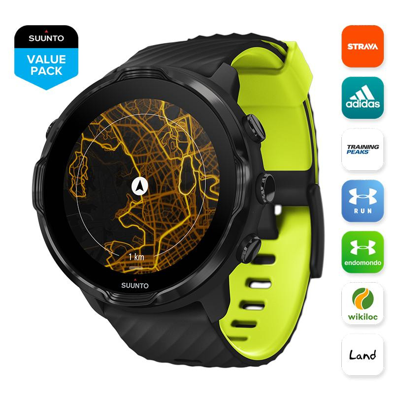 Смарт-часы Suunto 7 Black Lime (SS050379000) – фото, отзывы ...