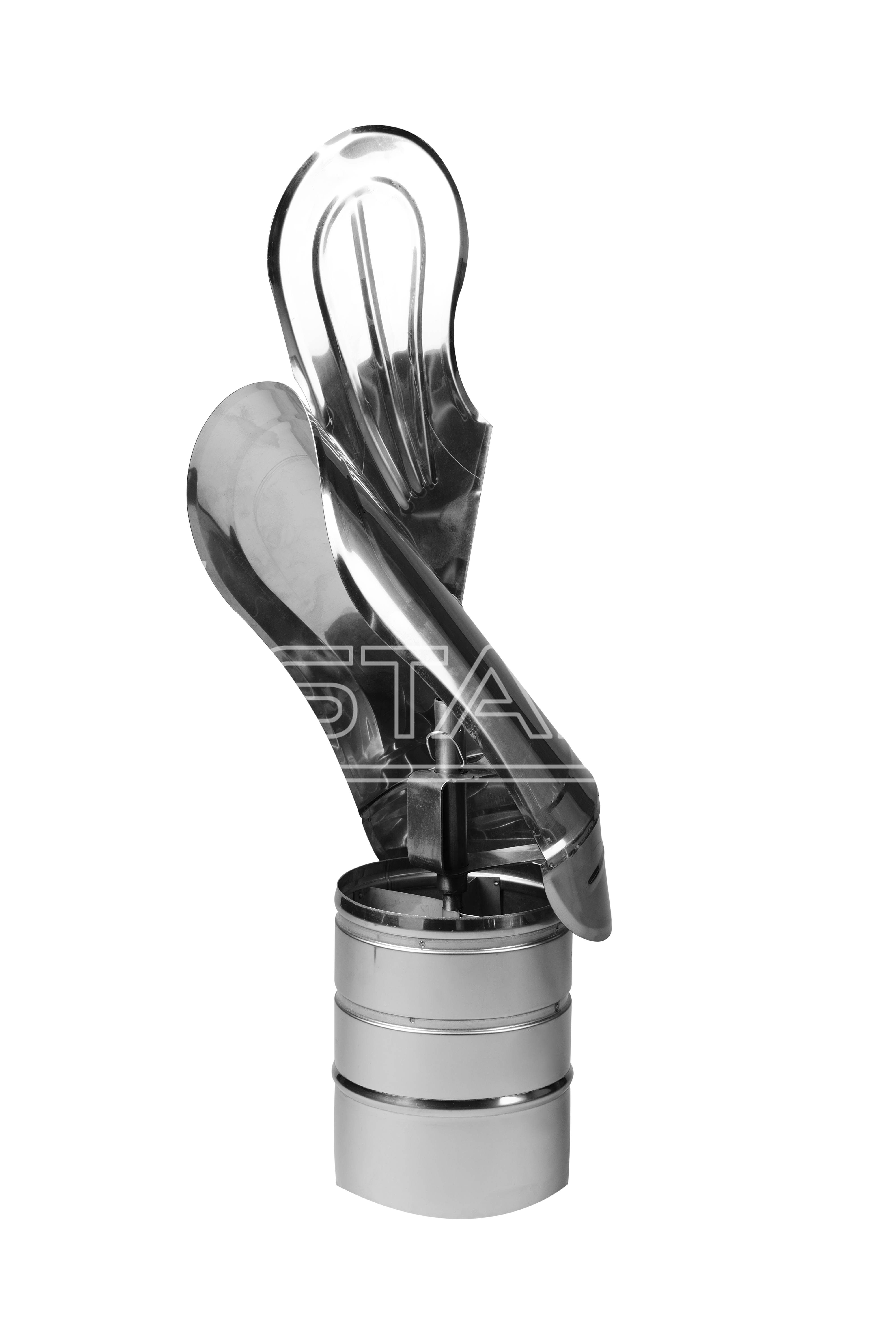 

Флюгер одностенный STALAR Eco mono AISI 201 диаметр Ø350 толщина 0,5 мм