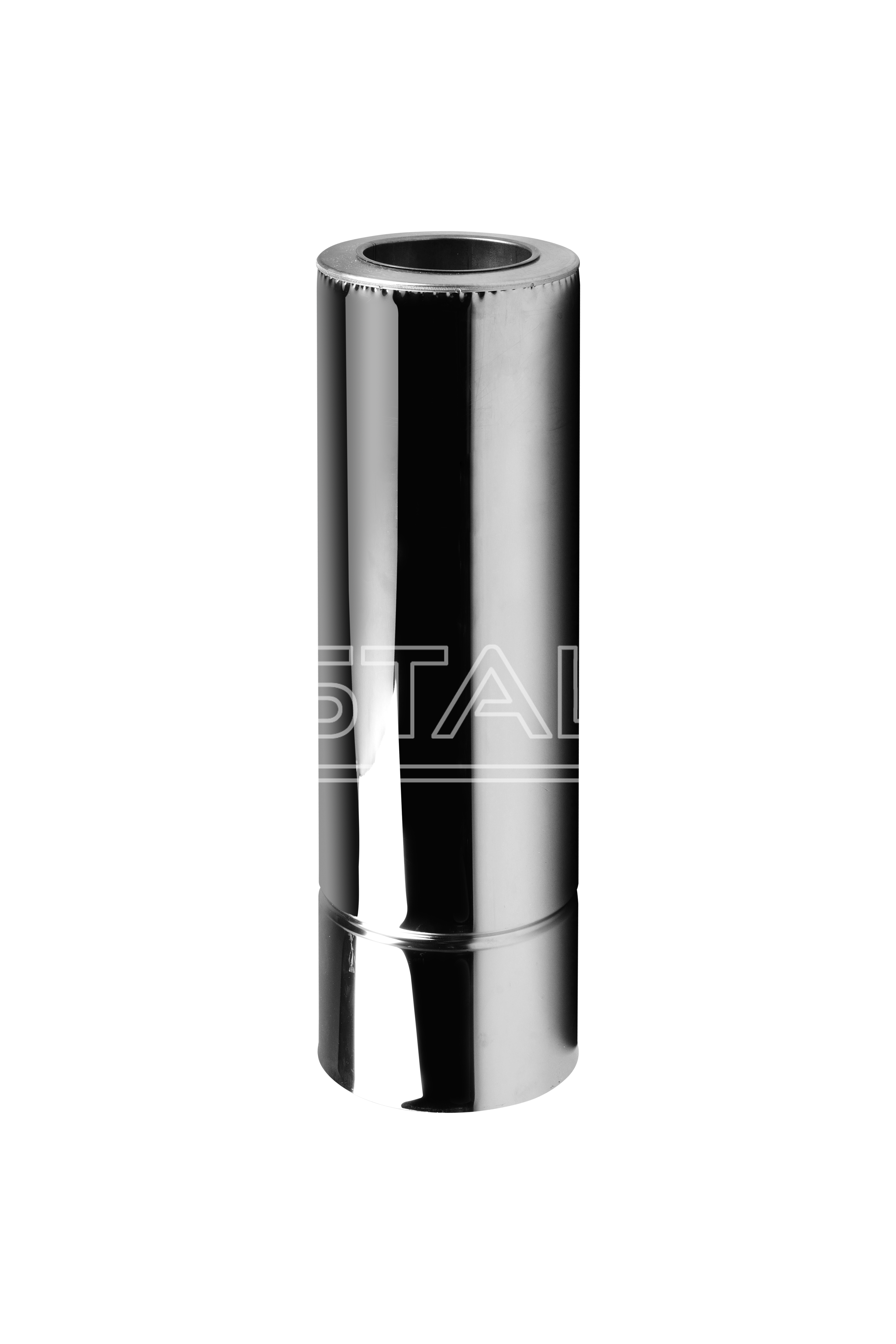 

Труба двустенная STALAR Eco thermo AISI 201 нерж/нерж длина 1 м диаметр Ø230/300 толщина 1 мм