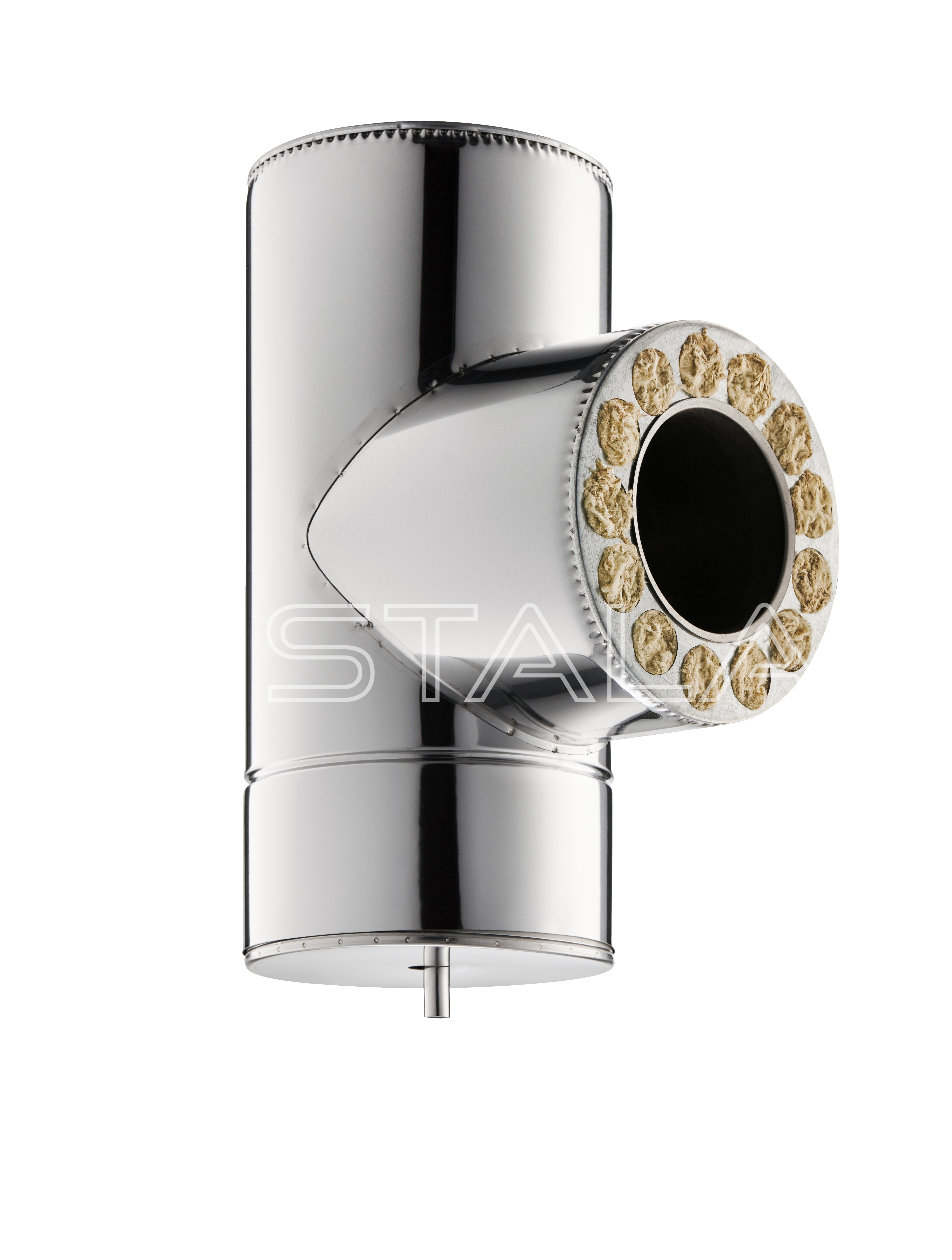 

Тройник двустенный 90° STALAR Premium thermo AISI 321 нерж/нерж диаметр Ø160/220 толщина 1 мм