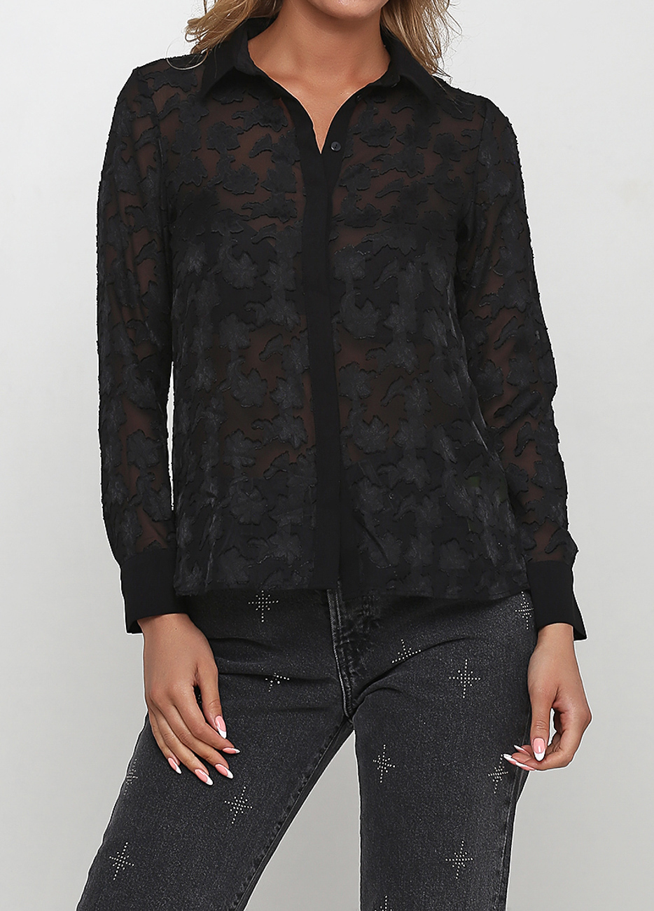 

Блуза H&M Ж1029499 цвет черный XXS