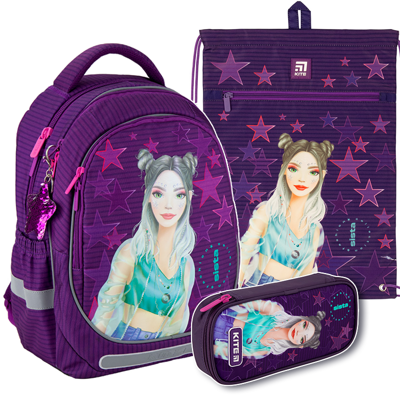 

Рюкзак укомплектованный Kite Education Fashion 18л (SET_K20-700M-4)