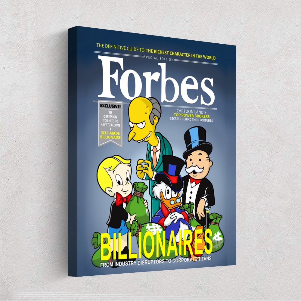 

Мотивационная картина Canvass "Forbes" 150х100