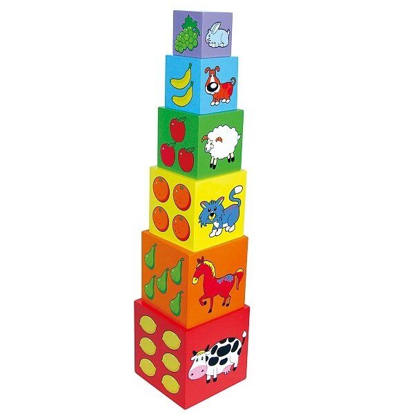 

Набор кубиков Viga Toys "Пирамидка" (59461)