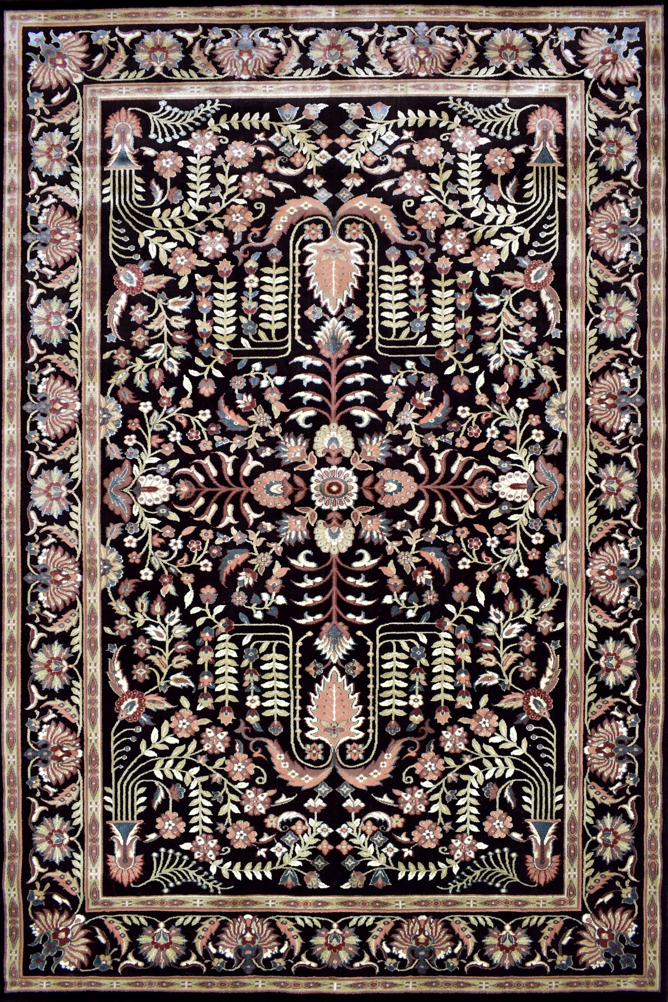 

Ковёр Merinos персидский классический Farahan d.brown