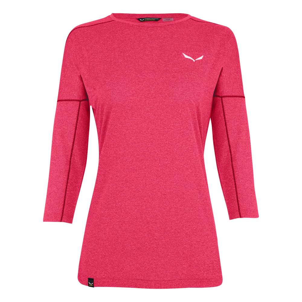

Футболка Salewa Pedroc Hybrid 2 Dry Wms Longsleeve Tee  Розовый, Футболка Salewa Pedroc Hybrid 2 Dry Wms Longsleeve Tee XL Розовый