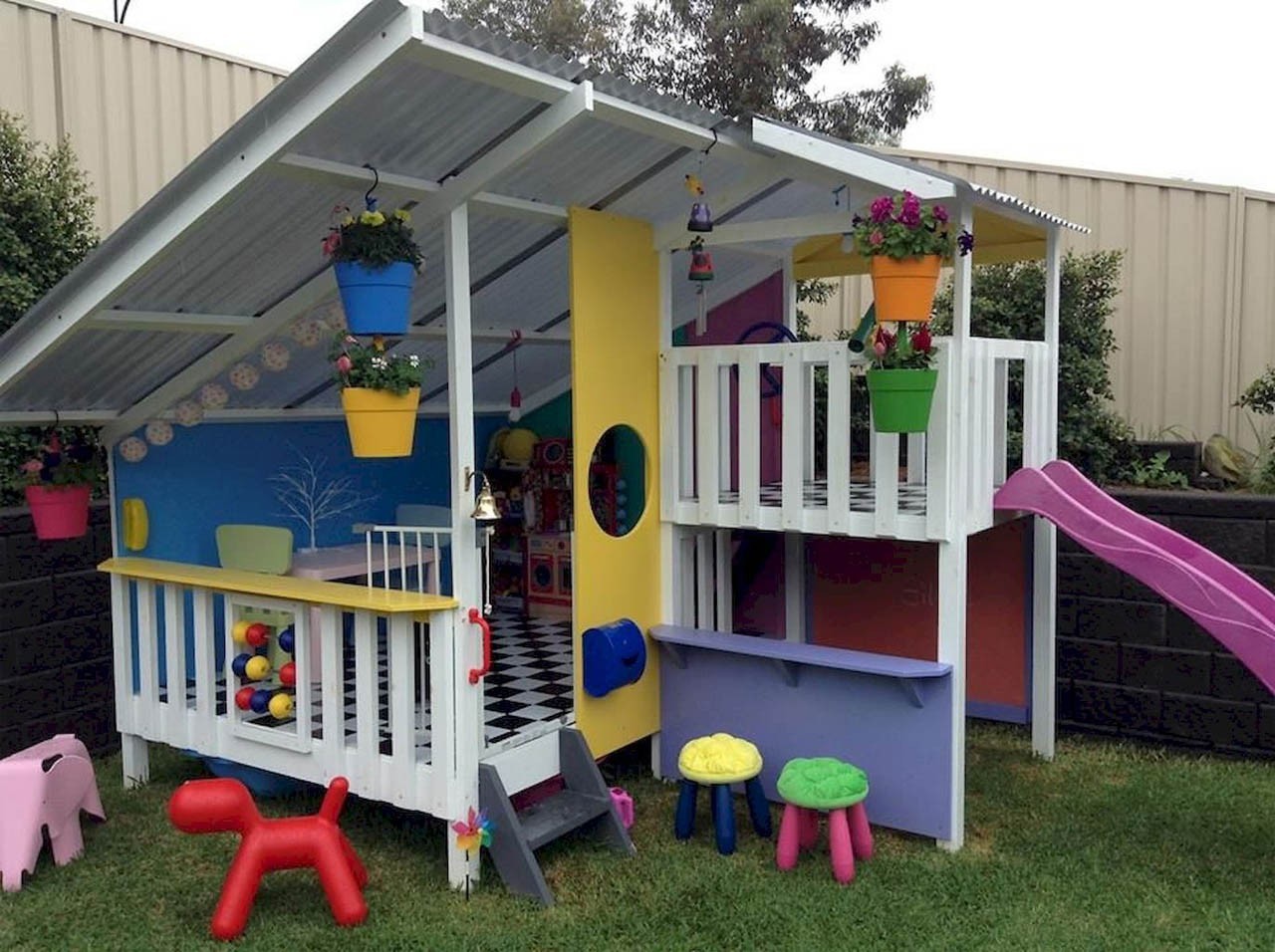 Детский дом во дворе своими руками