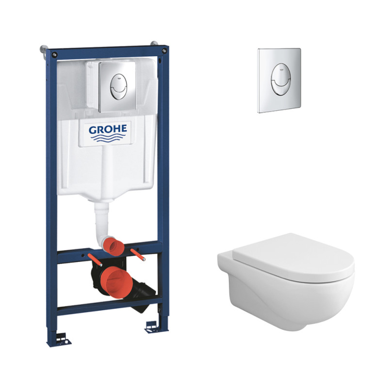 

Инсталляция с панелью смыва Grohe Rapid SL 38721001 + унитаз Azzurra Nuvola NUV100EB1SOSK с сиденьем Azzurra Nuvola NUV1800F