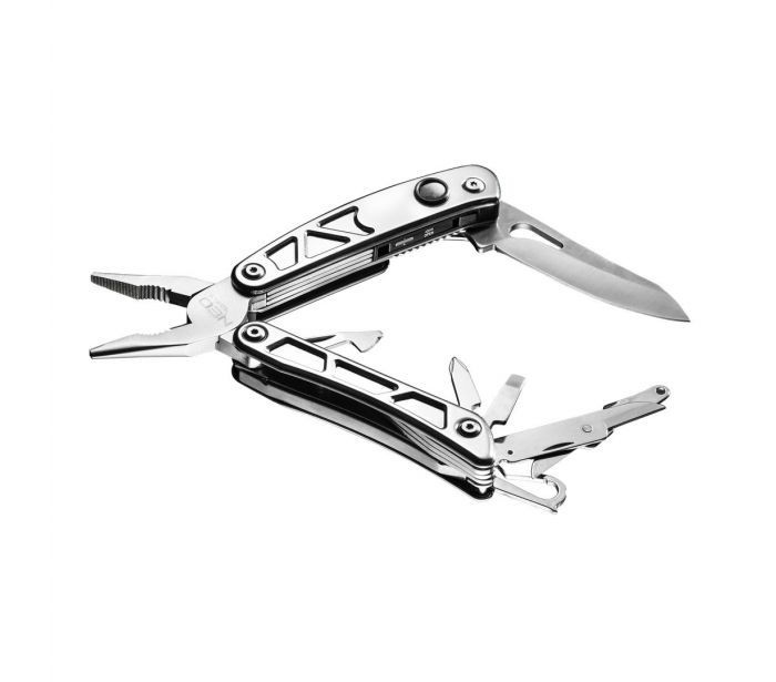 

Мультитул NEO Tools 01-025 7 элементов,большое лезвие с 3 LED