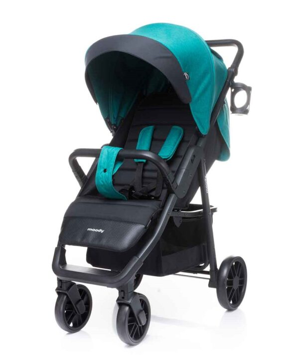 

Детская прогулочная летняя коляска 4Baby Flexy Цвет бирюзовый до 22кг