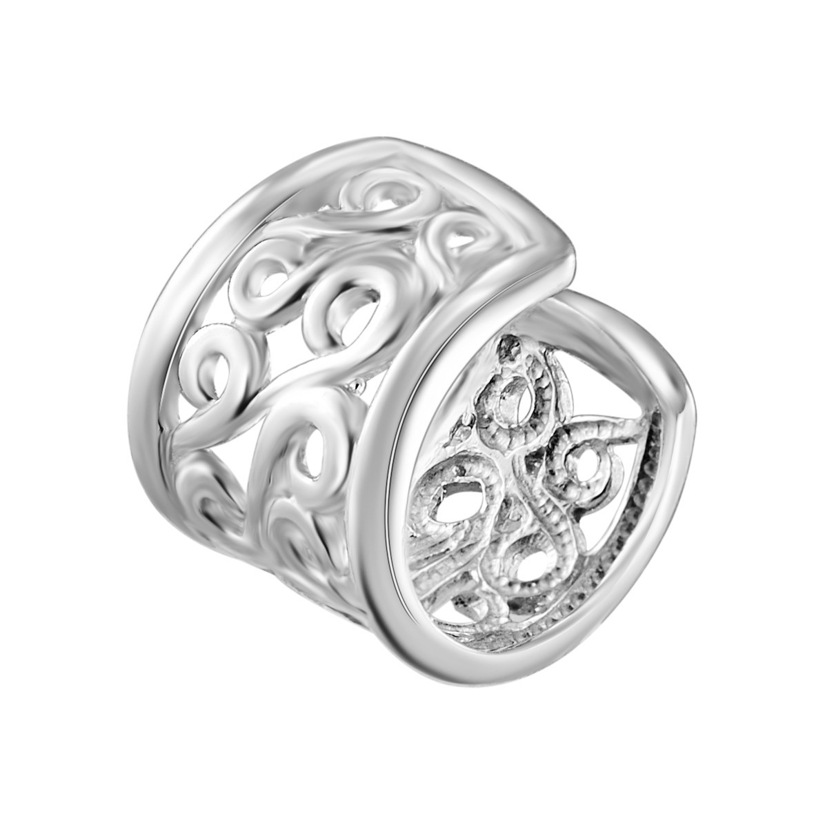 

Серебряная серьга каффа HARMONY c23111 бел c23111