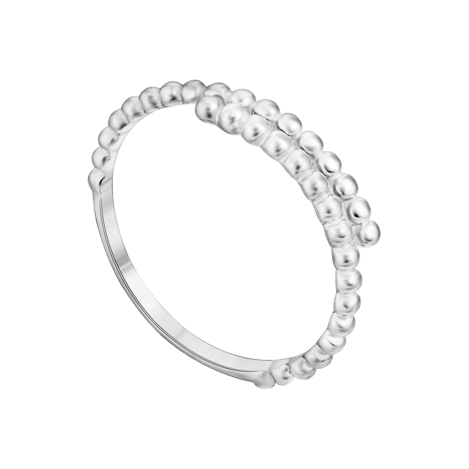 

Серебряное кольцо HARMONY с00401 18 бел.