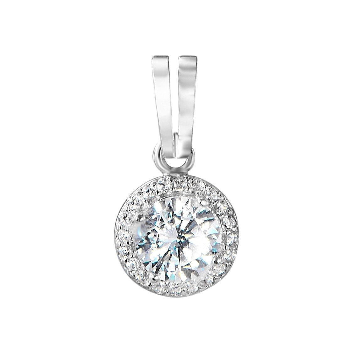 

Серебряный подвес HARMONY c30234 бел c30234