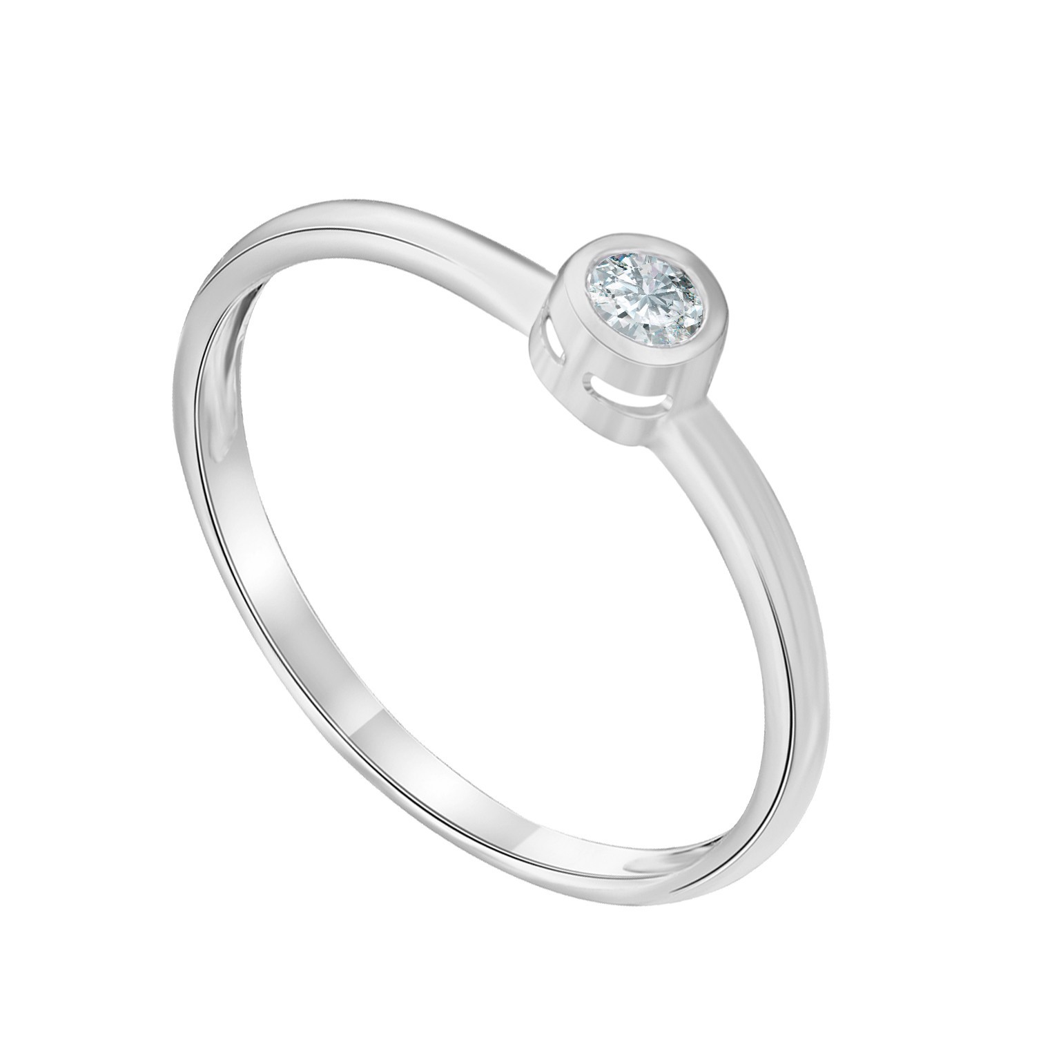 

Серебряное кольцо HARMONY с00389 18 бел.