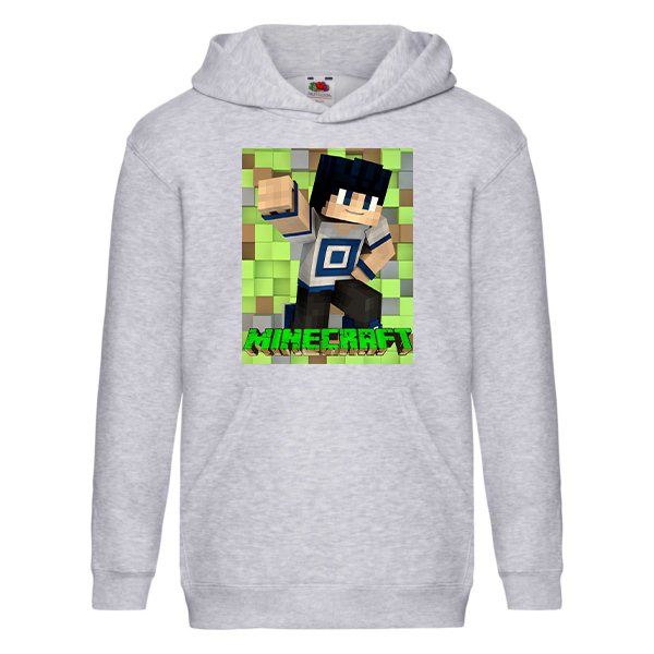 

Худи Fruit of the Loom Minecraft (Майнкрафт) Серый 164 см CHHUMK2M164S