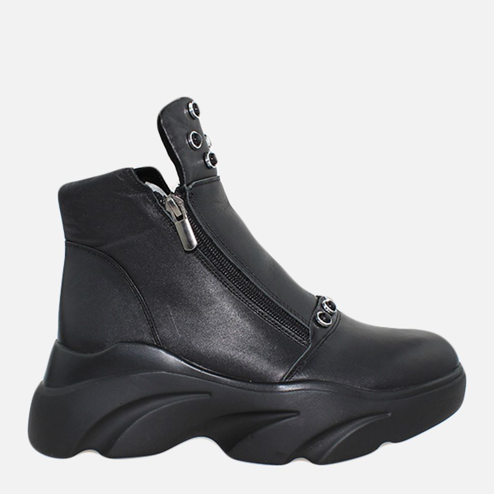 Акція на Жіночі зимові черевики низькі EL PASSO Re1680-21968 37 23.5 см Чорні від Rozetka