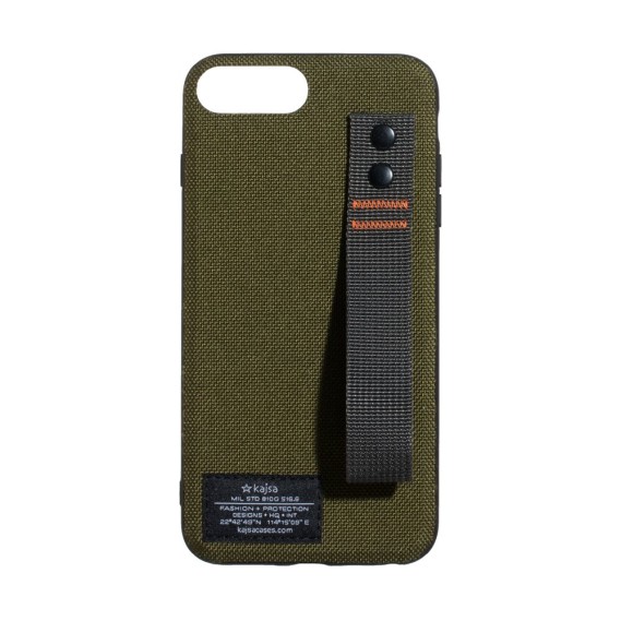 

Задняя Накладка Kajsa Straps for Apple iPhone 8 Plus (Темно-Оливковый)