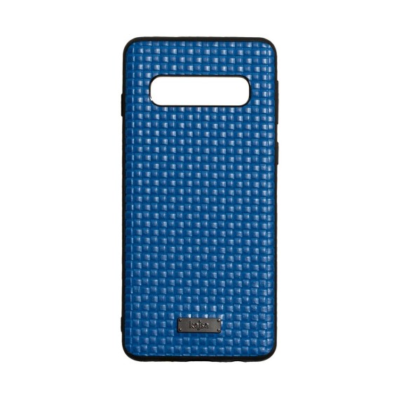 

Кожаный чехол-накладка Kajsa Grass для Samsung Galaxy S10 (Синий)