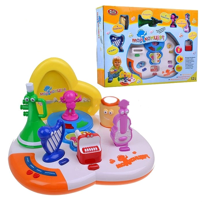 

Игровой центр мой концерт Play Smart 7285 музыкальные инструменты в коробке