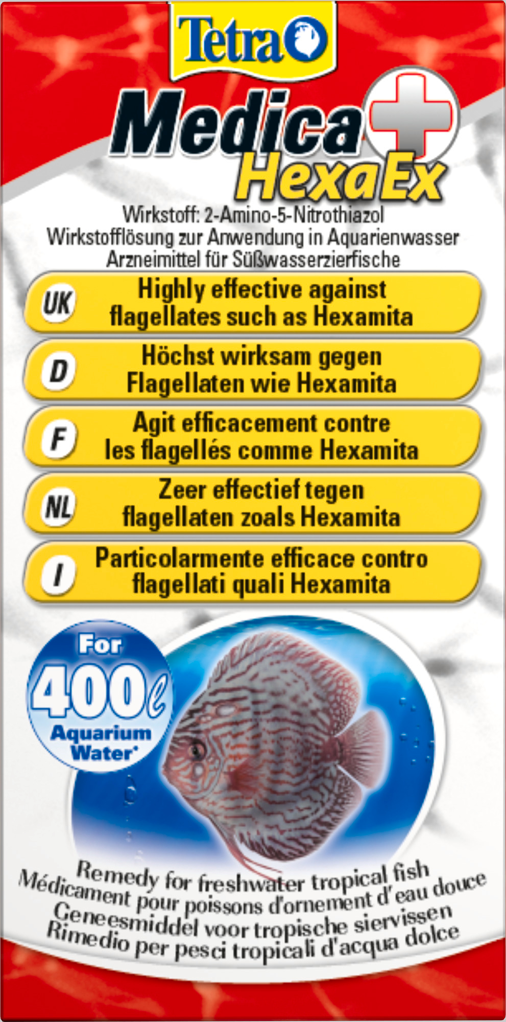 

Средство для борьбы с эндопаразитами Tetra Medica HEXA-ex 20 мл на 400 л