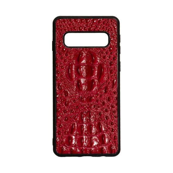 

Задняя Накладка Genuine Leather Horsman for Samsung S10 (Красный)