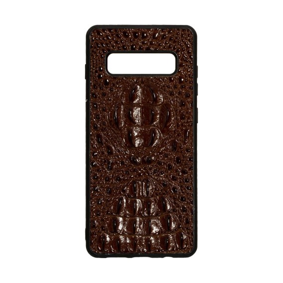 

Задняя Накладка Genuine Leather Horsman for Samsung S10 Plus (Коричневый)