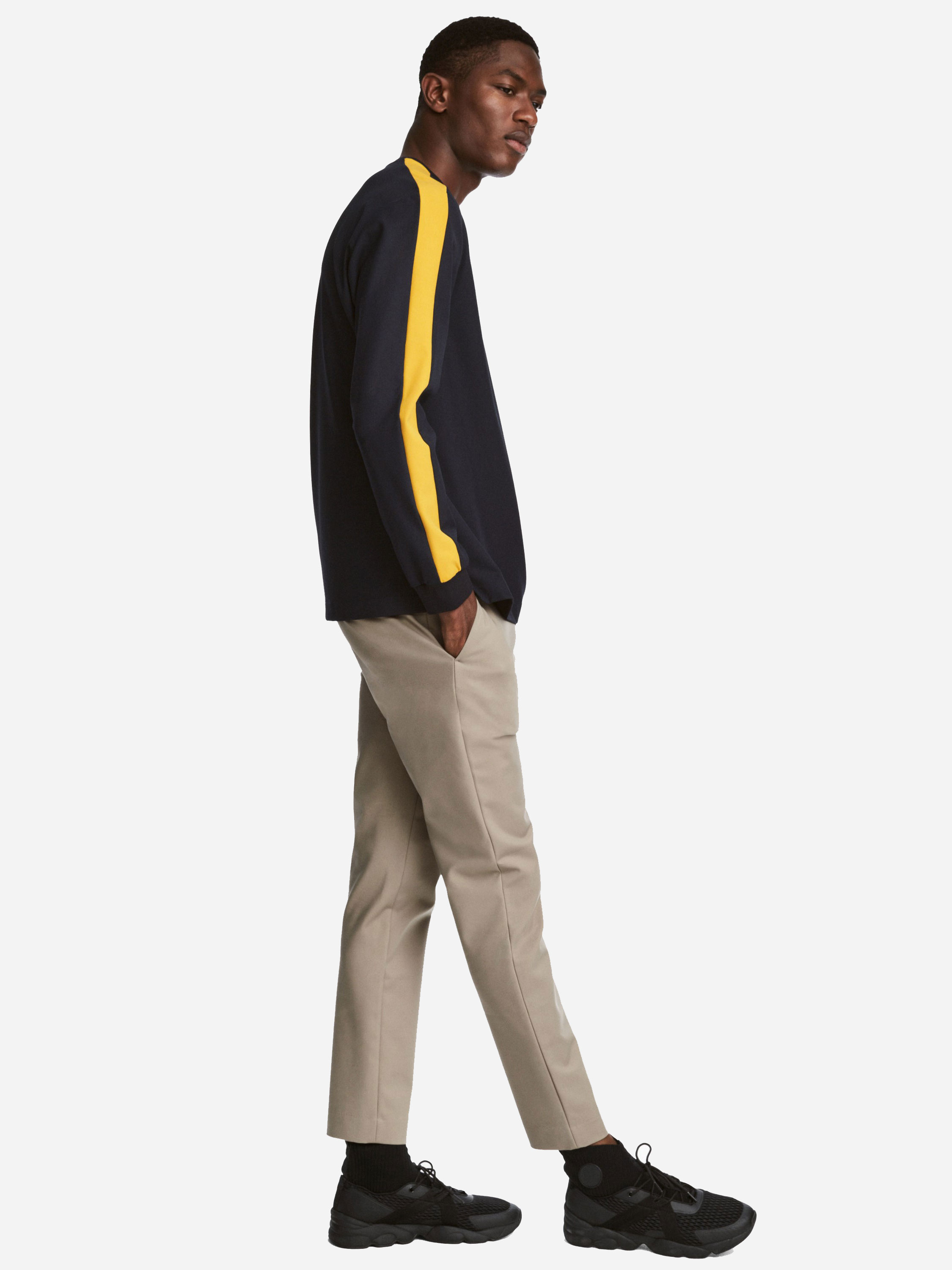 

Брюки H&M 5283796 48 Фисташковые
