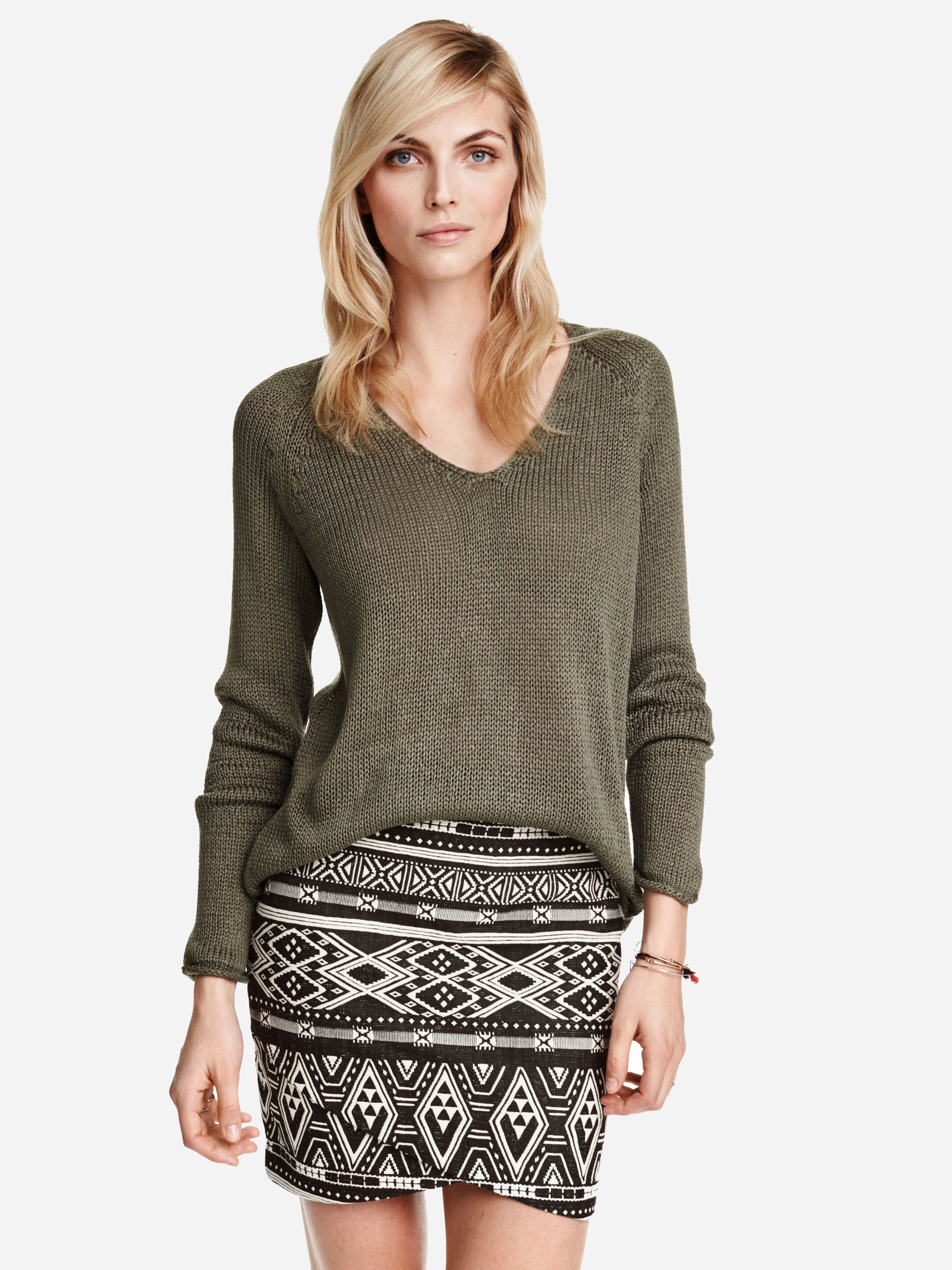

Пуловер H&M 2505825 L Хаки