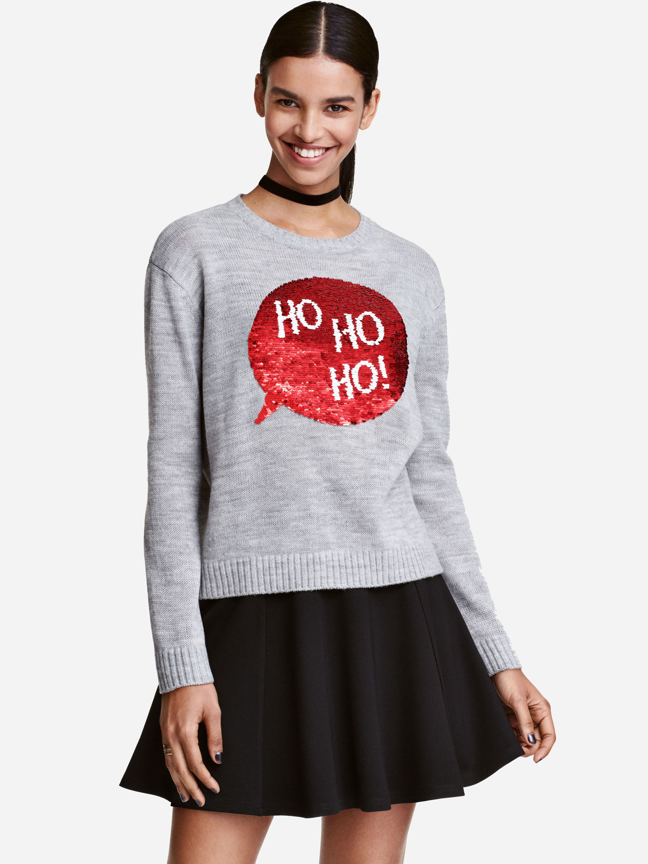 

Джемпер H&M 4289934 M Серый меланж