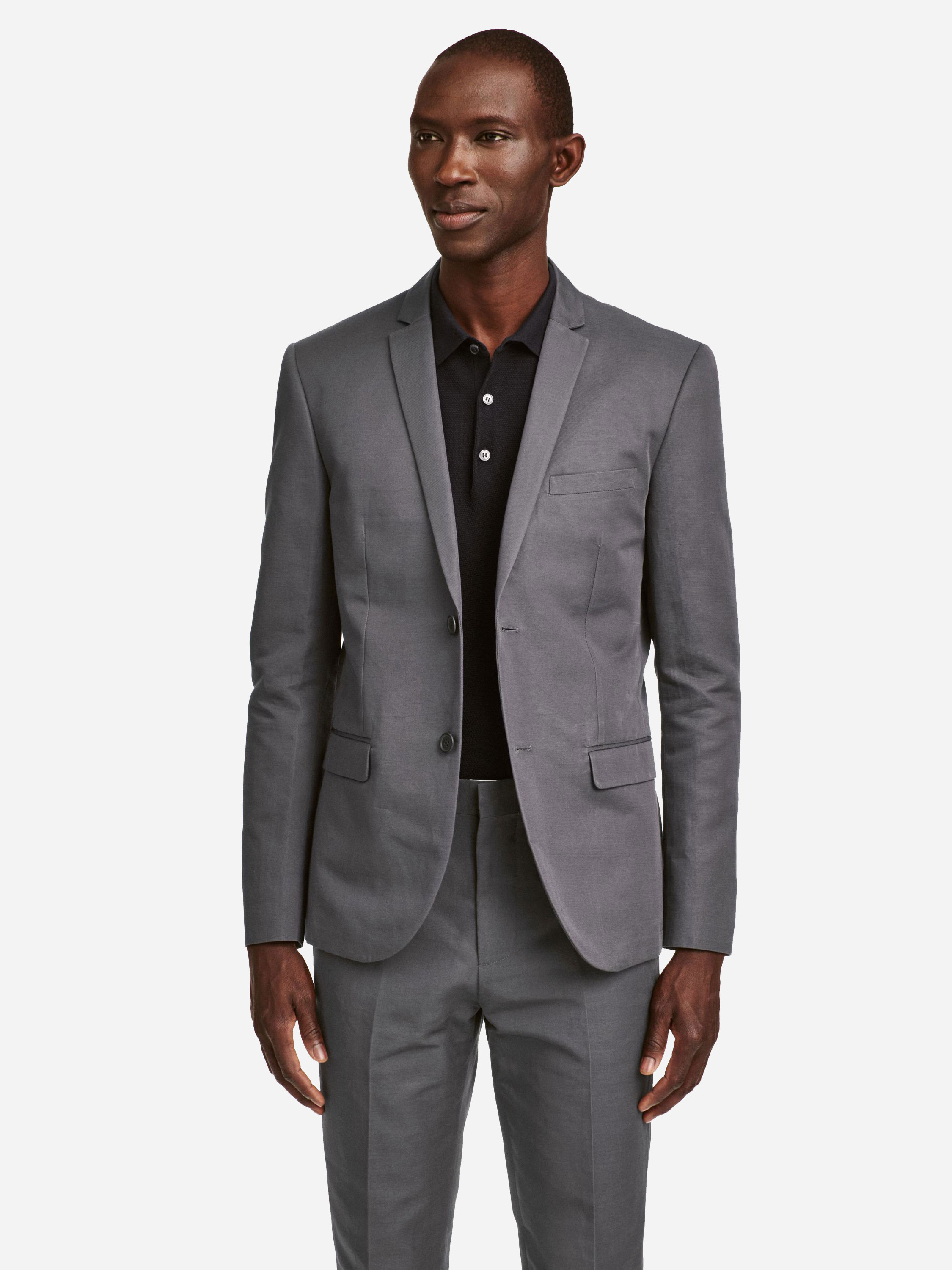 

Пиджак H&M 3843644 44 Серый