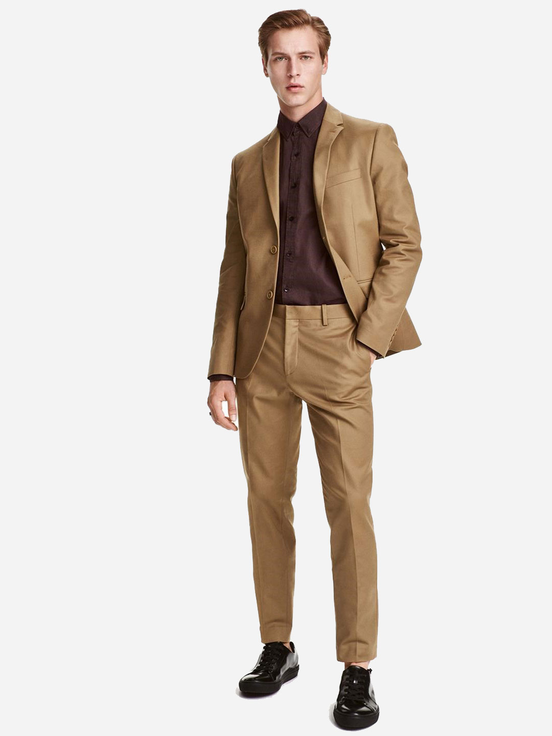 

Брюки H&M 4242904 44 Песочные