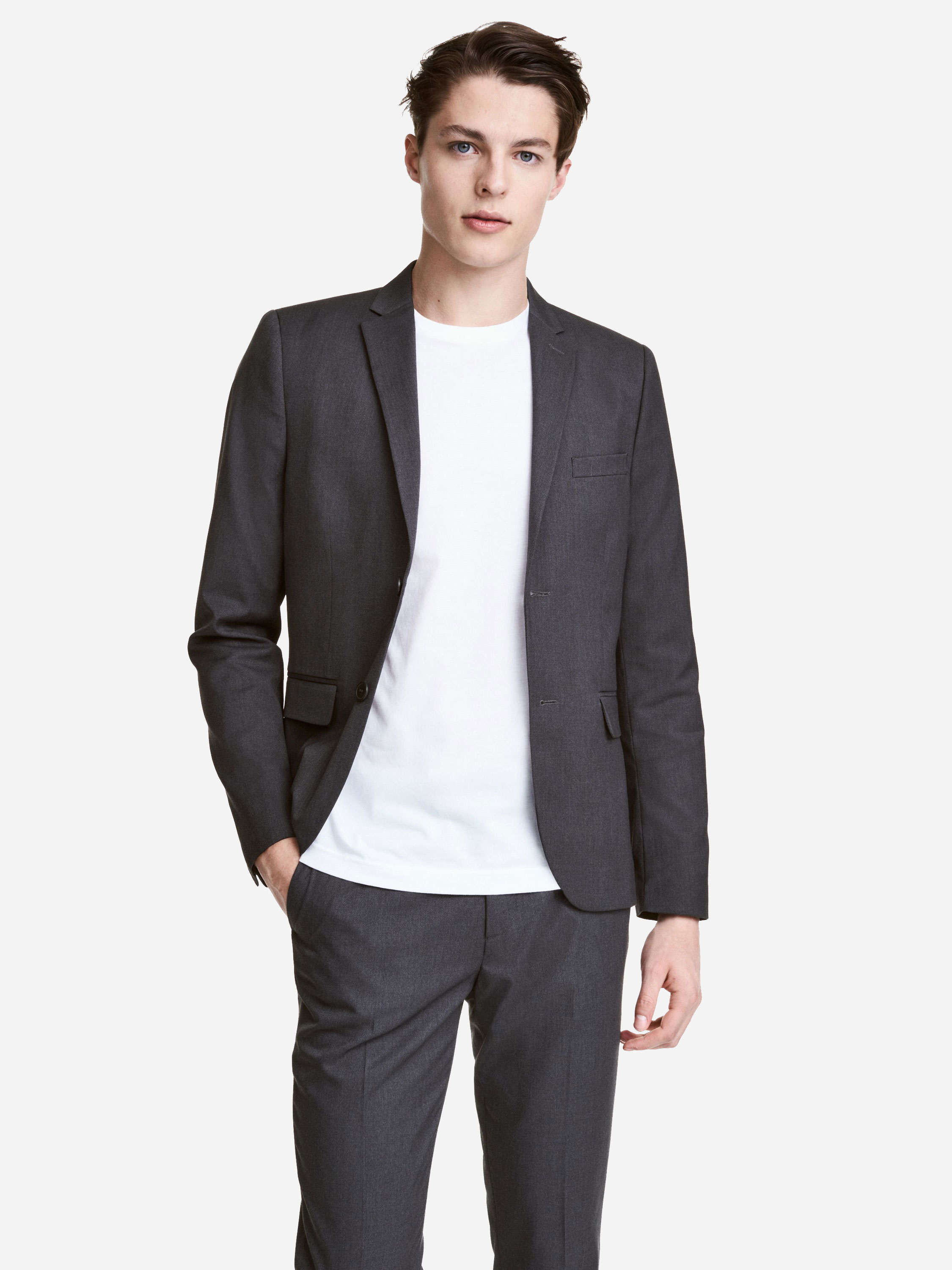 

Пиджак H&M 2416022 46 Темно-серый